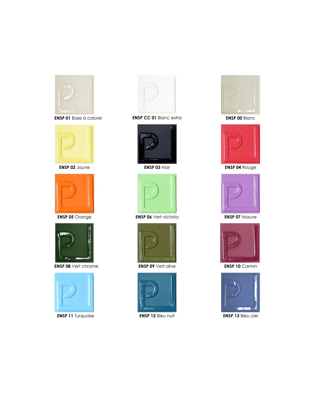 ENGOBE FAÏENCE SANS PLOMB VERT CHROME ENSP08