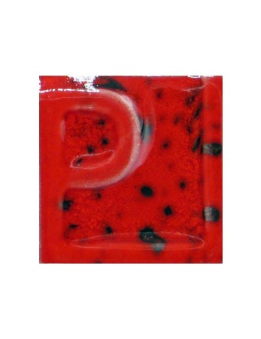ÉMAIL FAÏENCE LIQUIDE OPAQUE À EFFET SS PLB MOUCHETÉ FRAISE 250GR