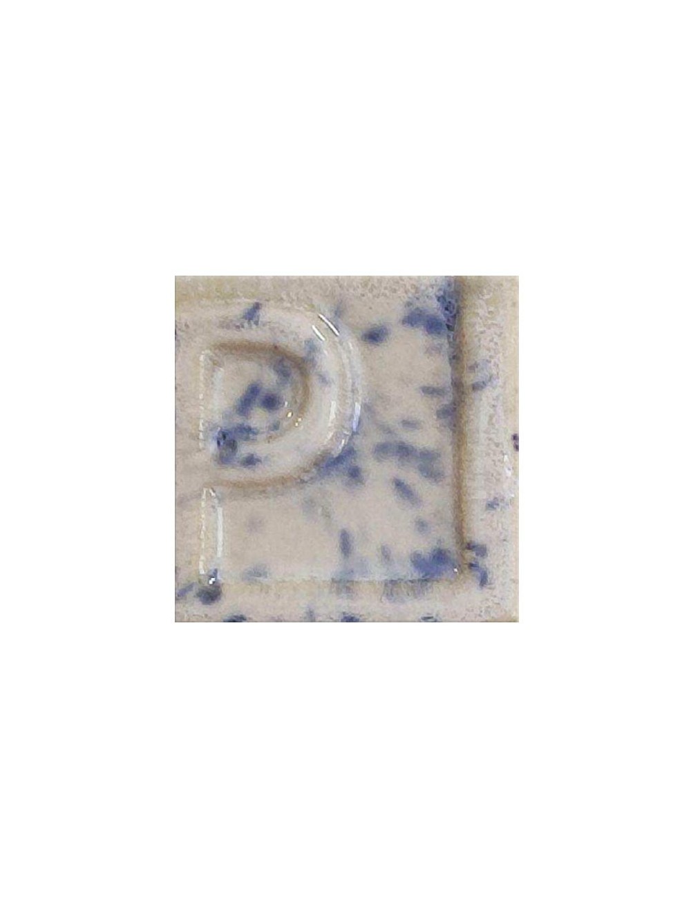 ÉMAIL FAÏENCE LIQUIDE OPAQUE À EFFET MOUCHETÉ BLEU-BLANC 250GR PSE71