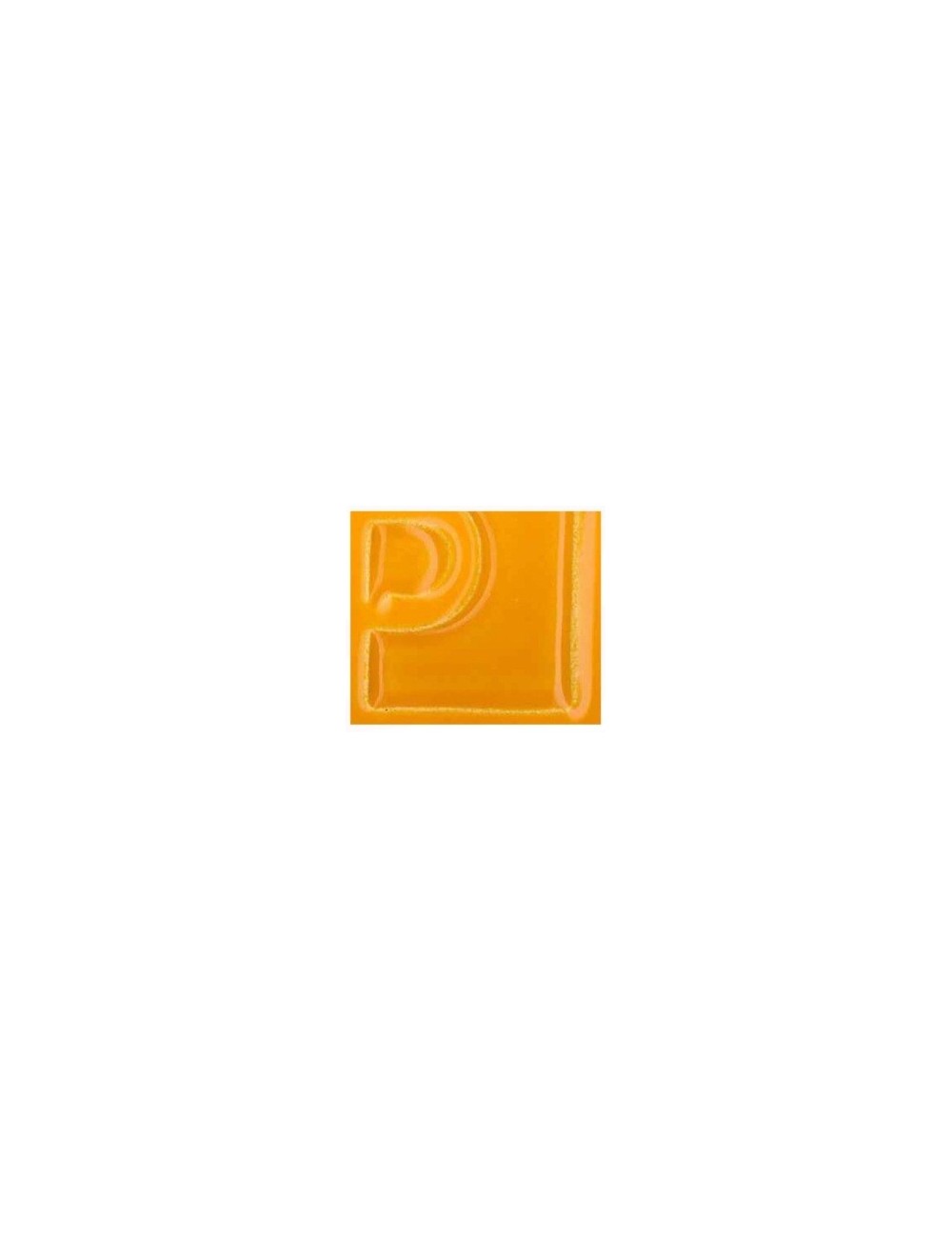 ÉMAIL FAÏENCE TRANSPARENT SS PLOMB BRILLANT JAUNE ORANGÉ VIF XP3050/T