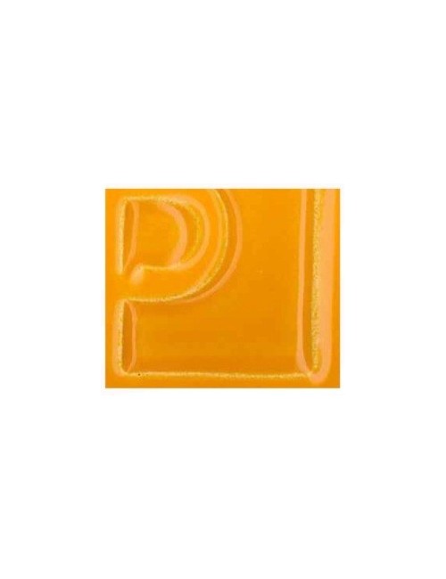 ÉMAIL FAÏENCE TRANSPARENT SS PLOMB BRILLANT JAUNE ORANGÉ VIF XP3050/T