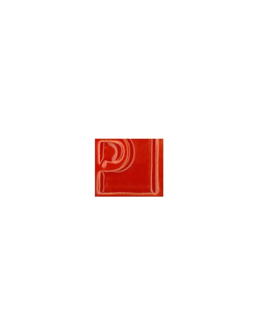 ÉMAIL FAÏENCE TRANSPARENT SS PLOMB BRILLANT ROUGE VIF XP3052/T