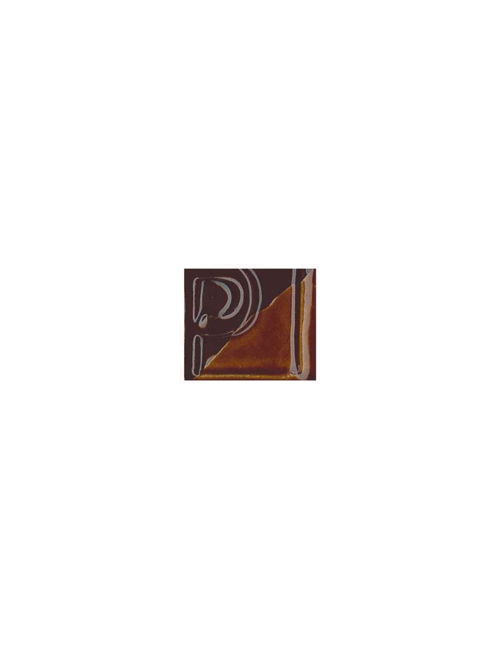 ÉMAIL FAÏENCE TRANSPARENT BRILLANT BRUN COGNAC 5600.
