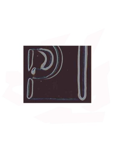ÉMAIL FAÏENCE TRANSPARENT BRILLANT BLEU AUBAGNE "Méditerrannée" 5528