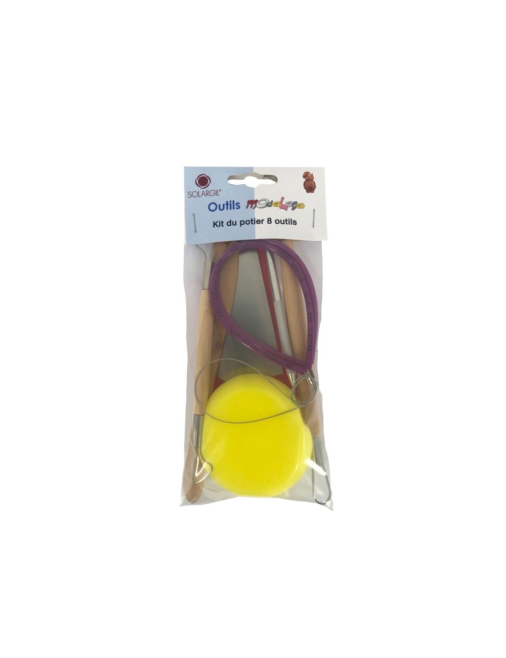 KIT DU POTIER (8 OUTILS)