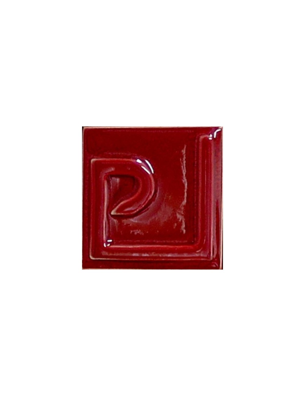 ÉMAIL FAÏENCE OPAQUE SANS PLOMB BRILLANT CADMIUM ROUGE FONCÉ EECS05