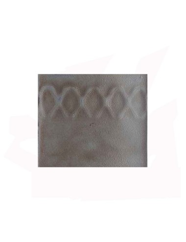 ÉMAIL FAÏENCE OPAQUE À EFFET OU NON SS PLOMB MAT CUIR BLEU/BRUN 5649