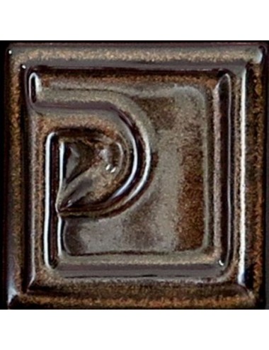 ÉMAIL FAÏENCE À EFFET AVENTURINE SS PLB BRIL. LUSTRE CUIVRE E21017/51