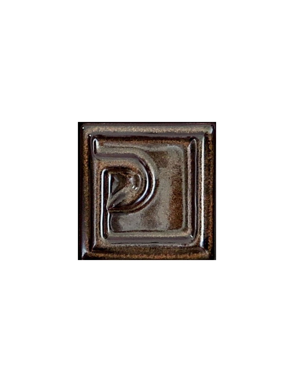 ÉMAIL FAÏENCE À EFFET AVENTURINE SS PLB BRIL. LUSTRE CUIVRE E21017/51