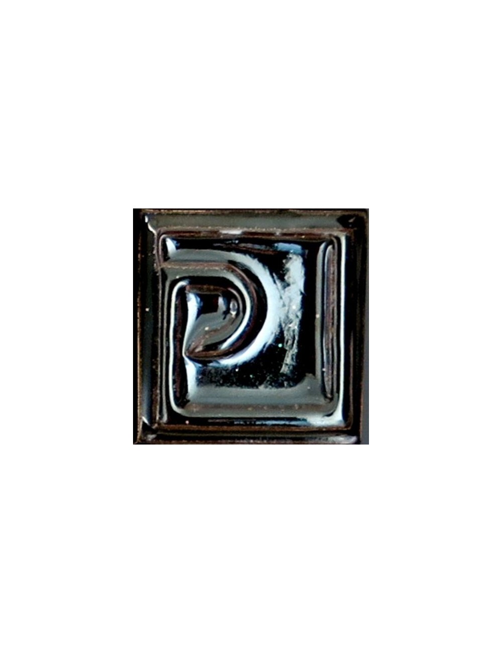 ÉMAIL FAÏENCE À EFFET AVENTURINE SS PLB BRIL. LUSTRE NOIR E21017/69