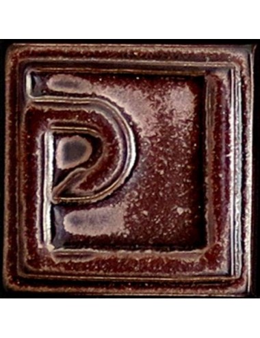 ÉMAIL FAÏENCE À EFFET AVENTURINE SS PLB BRIL. LUSTRE ORANGE E21017/71