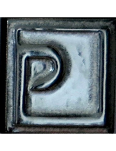 ÉMAIL FAÏENCE À EFFET AVENTURINE SS PLB BRIL. SATINÉ NOIR E2101/46