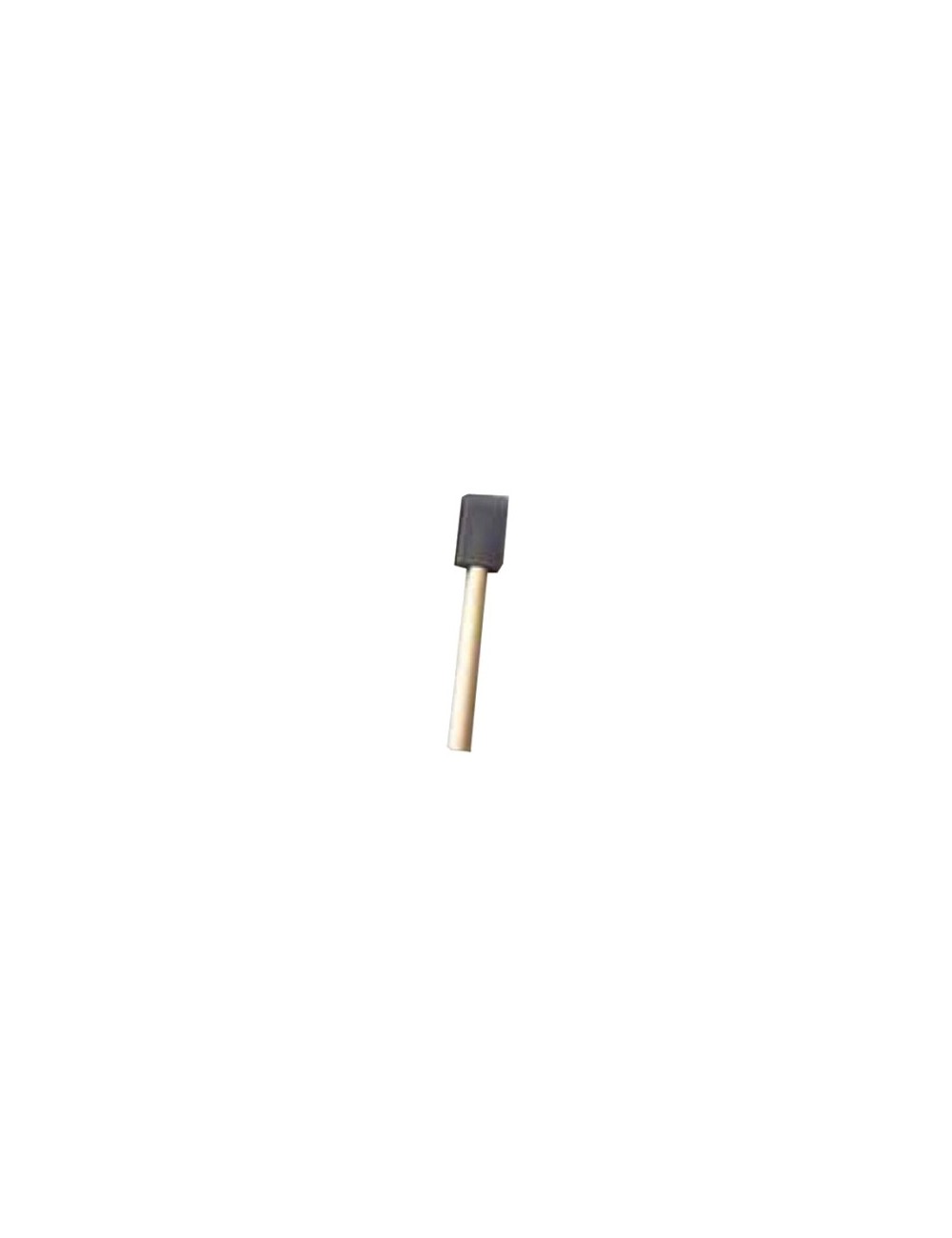 PINCEAU MOUSSE MANCHE BOIS L.25 MM