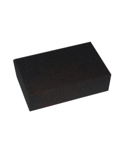 EPONGE RECTANGULAIRE 145X95X45 mm NOIR GRAIN MOYEN