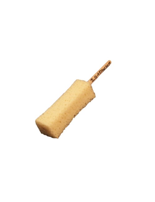 EPONGE MANCHE BOIS DOUBLE CONE H LA + PETITE 20 MM L 89 MM