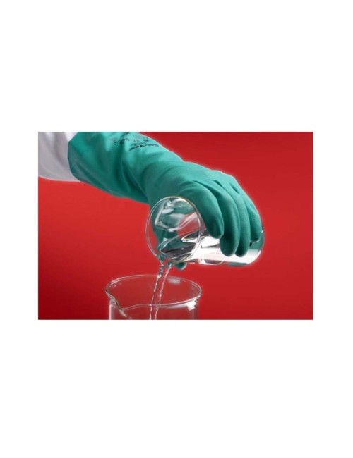GANTS PVC MANIPULATION FIBRE OU LIQUIDE L 330 MM TAILLE 9