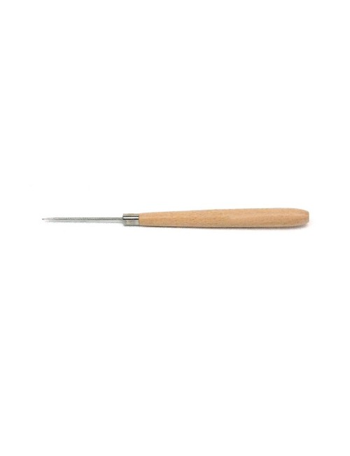 AIGUILLE POTIER INOX MANCHE BOIS DIAM 2 MM