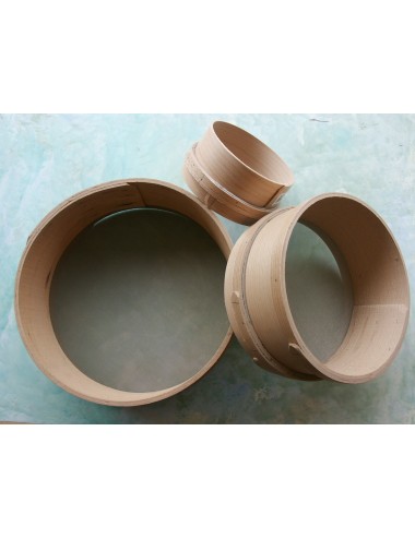 TAMIS BOIS TOILE INOX DIAM. 300 ENVIRON MAILLE 120