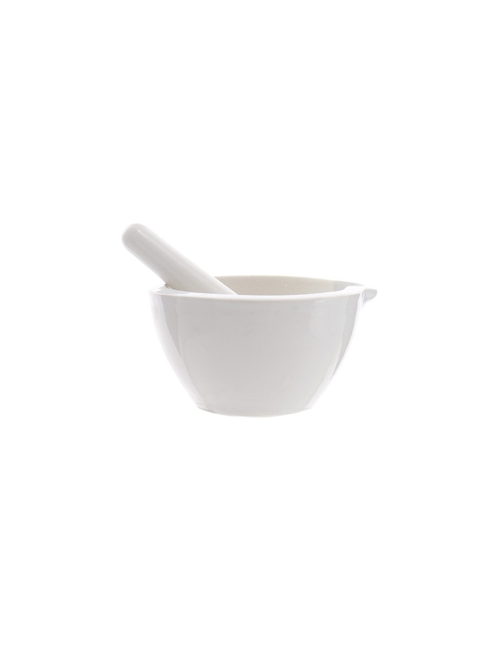 MORTIER AVEC PILON EN PORCELAINE 150 ml