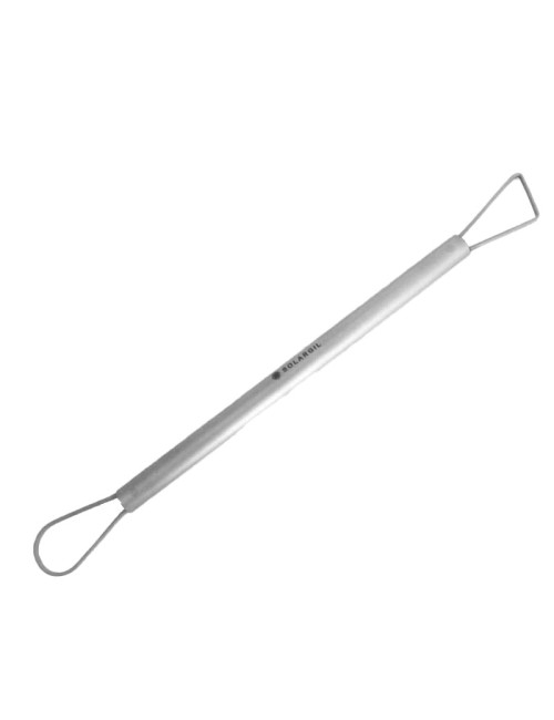 MIRETTE DOUBLE INOX FIL ROND 185 MM