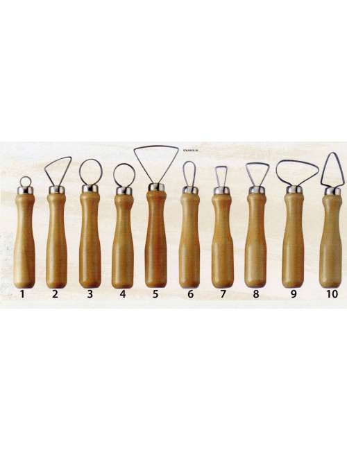 MIRETTE COURTE COUPANTE 12 CM ENV. LOT DE 10 ASSORTIS.