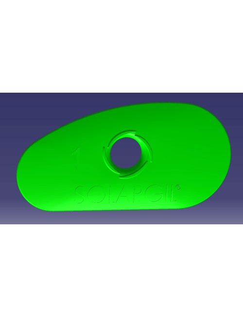 SPATULA DEMI-OVALE 70*45 MM SPA-1