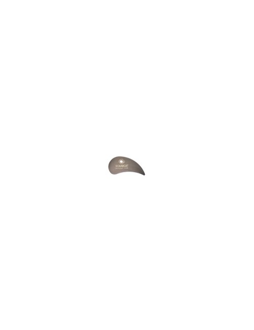 ESTEQUE INOX CRANTEE GOUTTE D EAU RIGIDE 71 x 39 MM