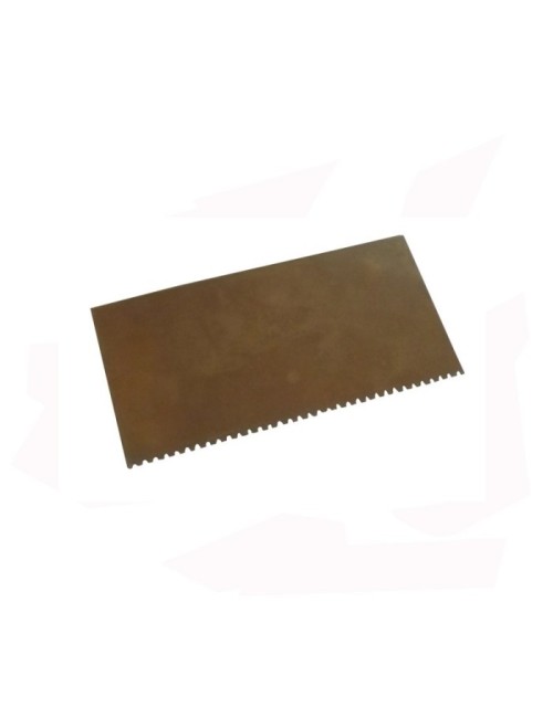 ESTEQUE METAL RECTANGULAIRE DENTELEE RIGIDE