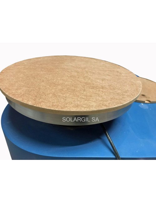 RONDEAU BOIS EP 12 MM Ø 370 MM - 2 TROUS CENTRAGE GIRELLE