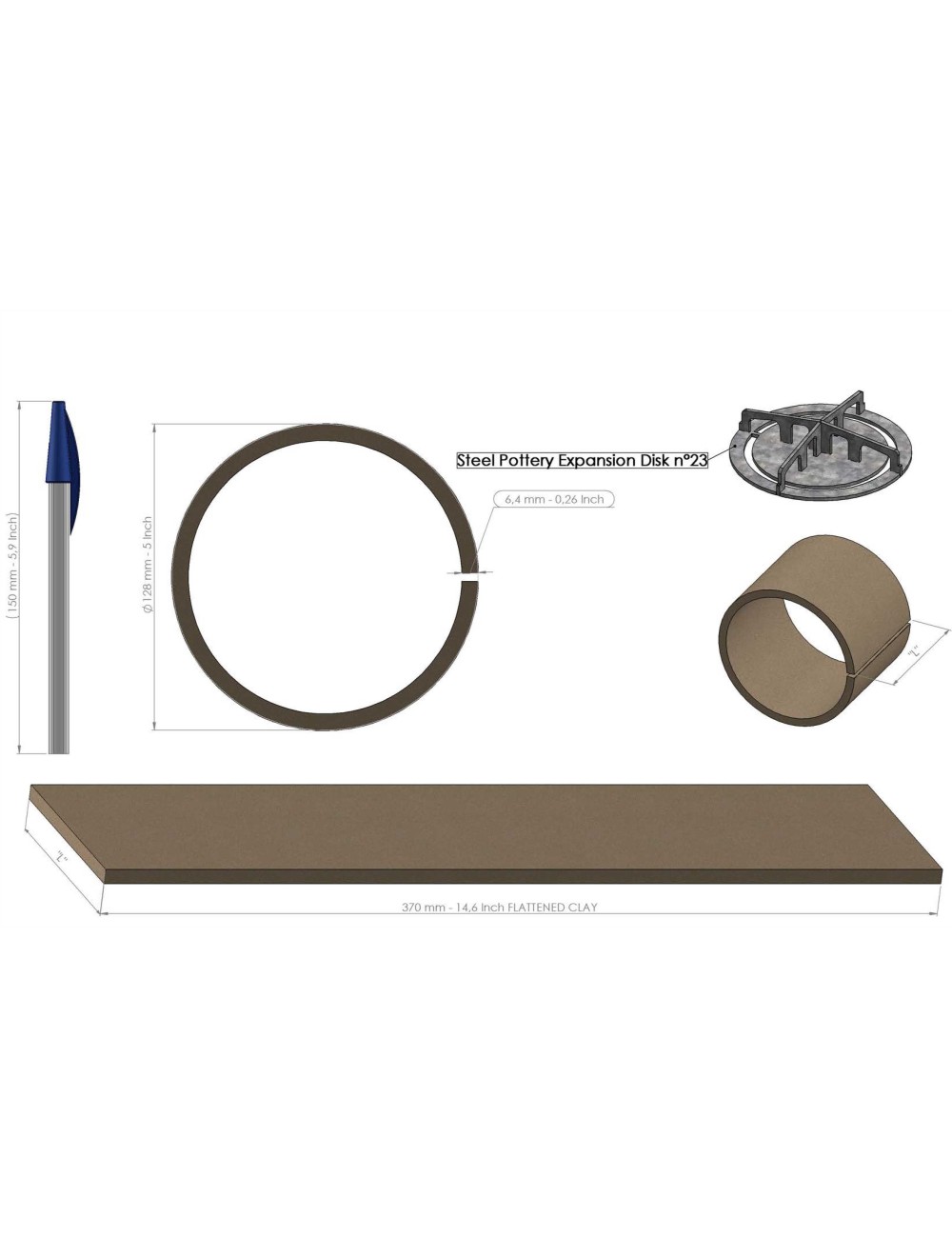 PROFIL EXPANSION CREUX 23 SP95