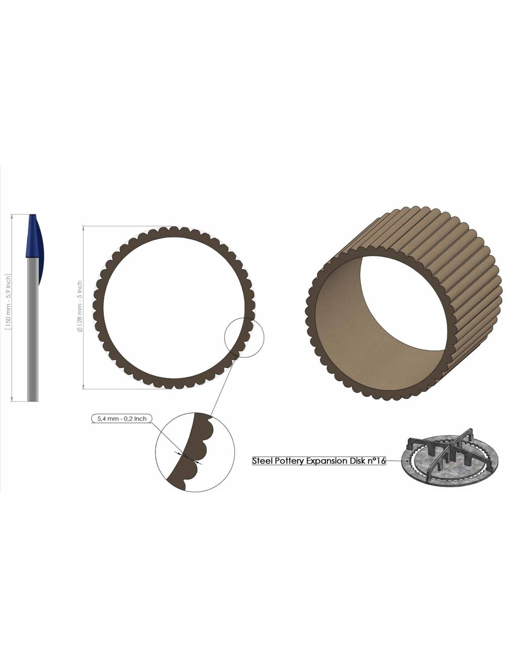 PROFIL EXPANSION CREUX 16 SP95