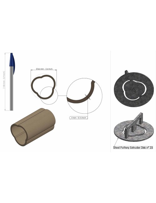 PROFIL CREUX 25 SP95