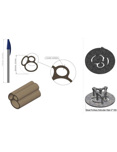 PROFIL CREUX 105 SP95