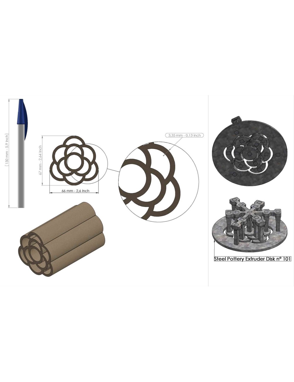 PROFIL CREUX 101 SP95