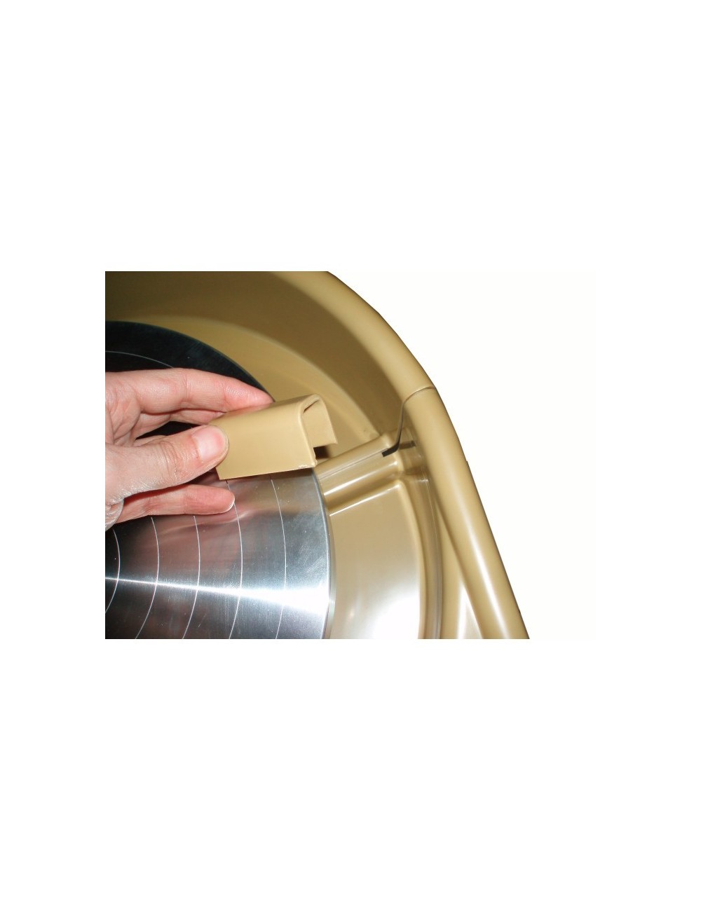 COLLECTEUR PLASTIQUE EN 2 PARTIES + CLIPS POUR TOUR PW