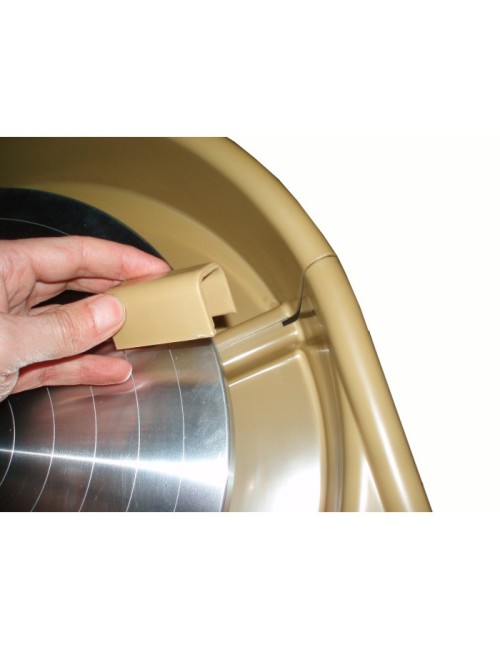 COLLECTEUR PLASTIQUE EN 2 PARTIES + CLIPS POUR TOUR PW