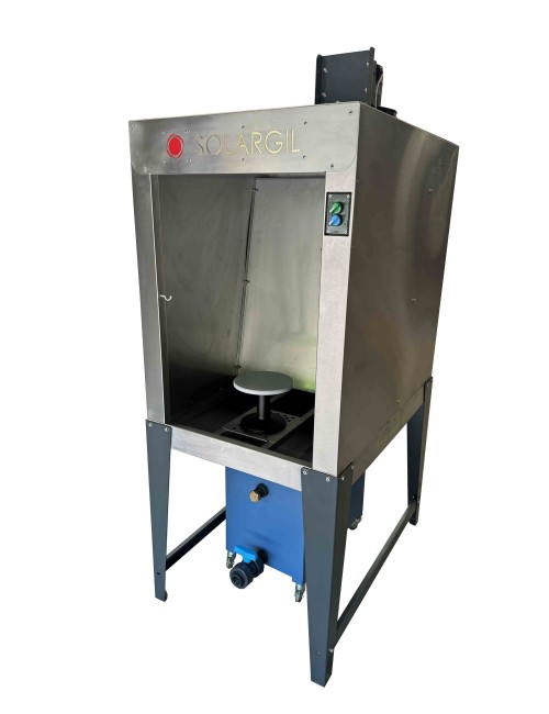 CABINE D'EMAILLAGE INOX RIDEAU D'EAU MODELE ECONOMIQUE RS5205