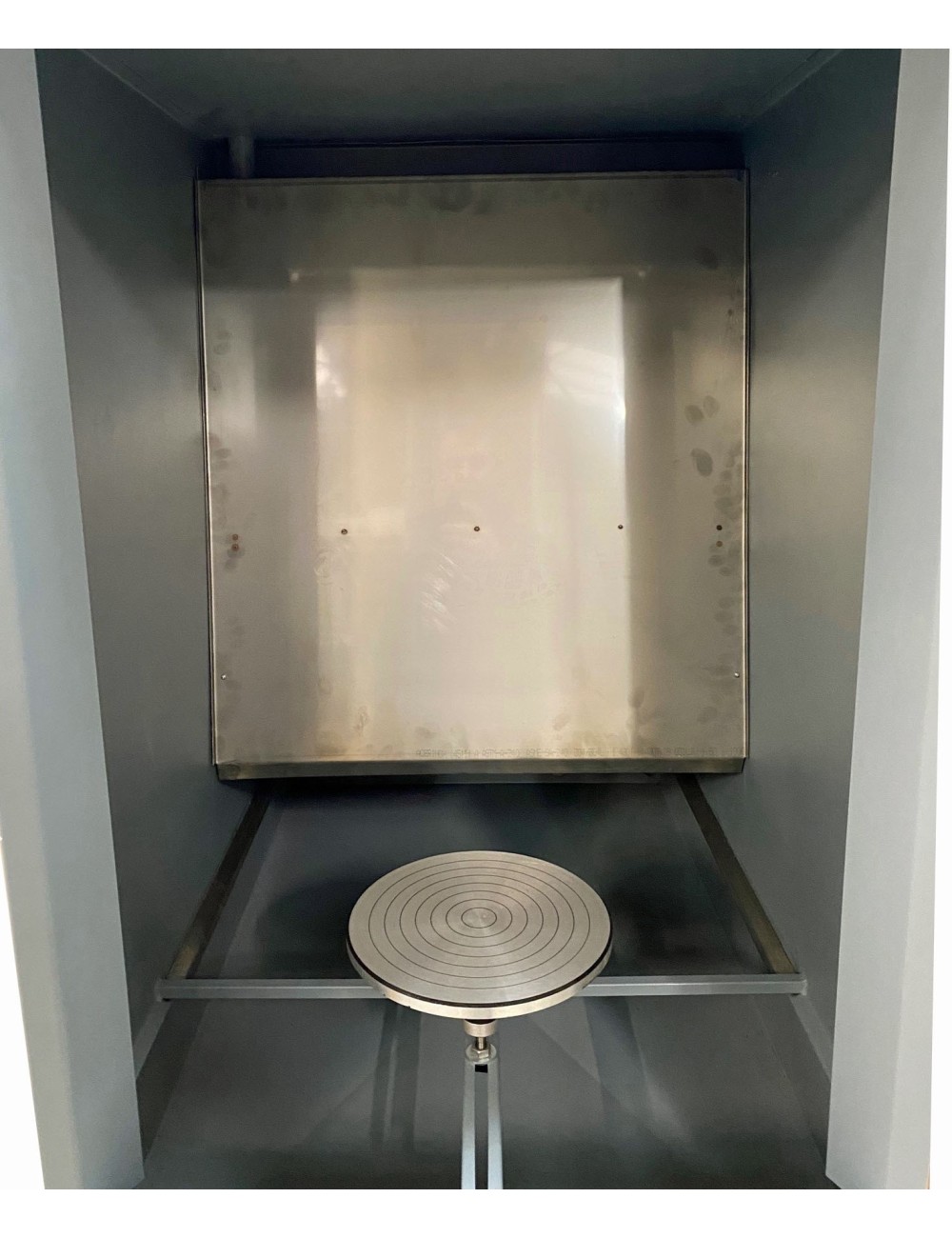 CABINE D'EMAILLAGE CPA5-INOX RIDEAU D'EAU AVEC BAC INCORPORE