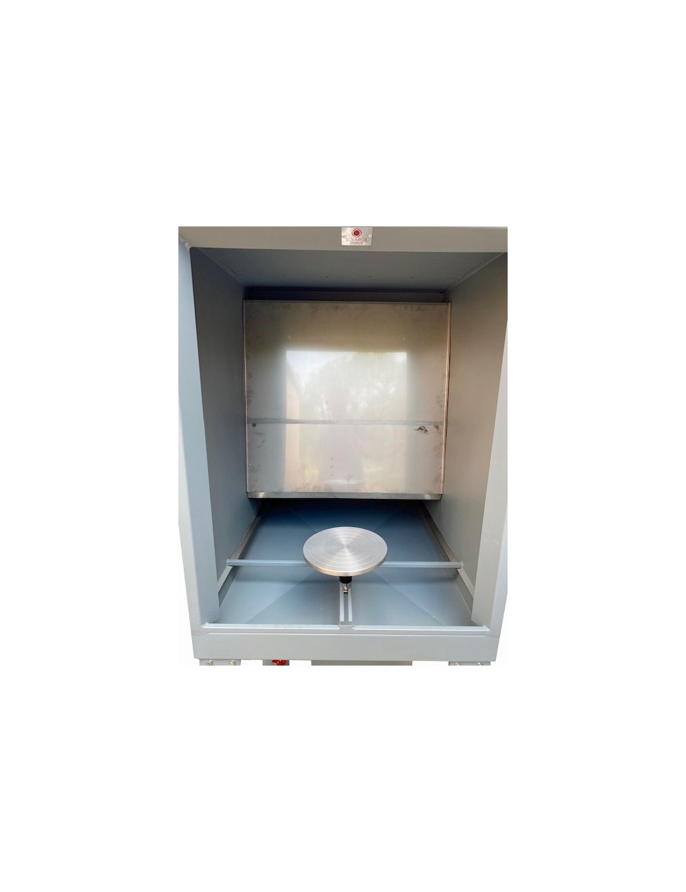 CABINE D'EMAILLAGE CPA2-INOX RECYCLE  RIDEAU D'EAU SS SORTIE EXT