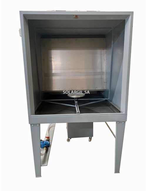 CABINE D'EMAILLAGE CPA-1000 RIDEAU D'EAU GRAND MODELE INOX