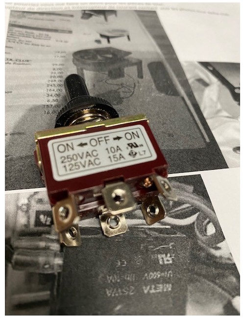 BOUTON INVERSEUR D/G POUR TOUR PWDC ET PWDCT