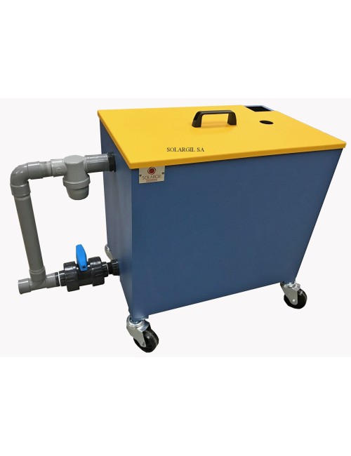 BAC DE DECANTATION INOX AVEC 2 PANIERS FILTRATION