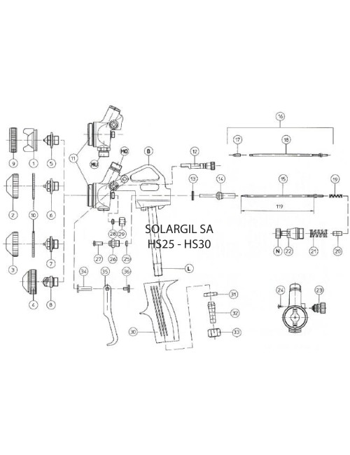 AIGUILLE HS DE 3.0 A 4.5 MM AU CHOIX