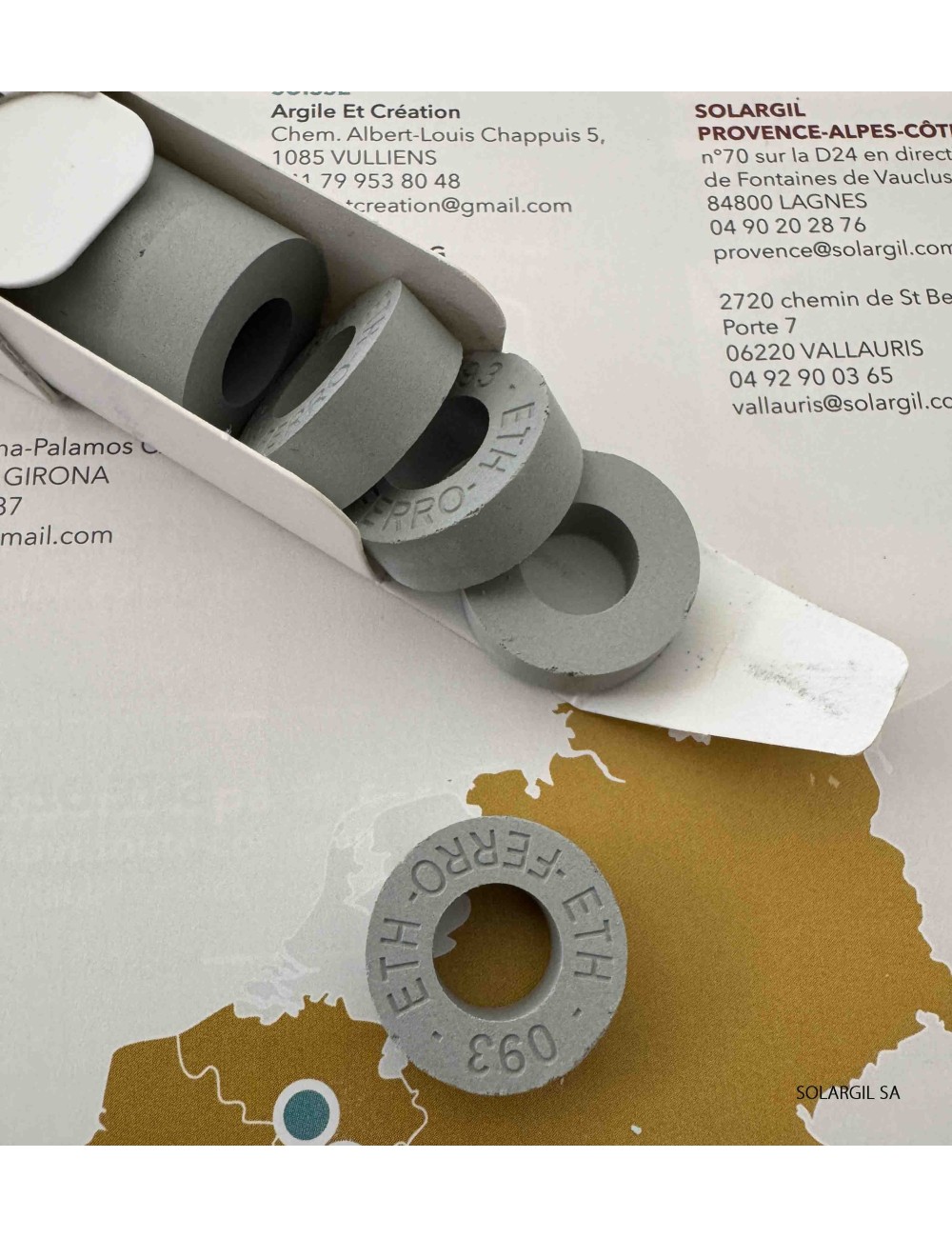 ANNEAUX DE TEMPERATURE PTCR-ETH  850°-1100°C BTE DE 15 U