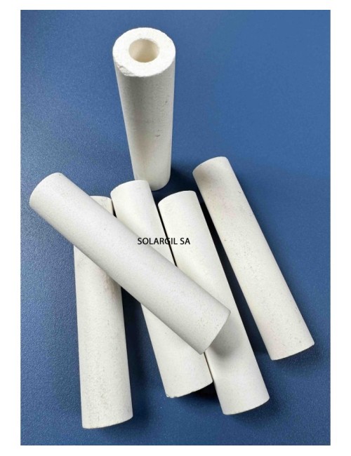 TUBE PASSAGE DE RESISTANCE 1400°C EXT Ø 15 ET INT Ø 7 MM - LE CM