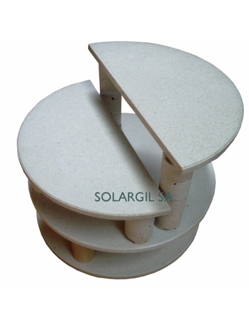 KIT 3 PLAQ. + 18 PIL.ENCAS. + 3 PIL. H 100 MM - PLUTON 1S