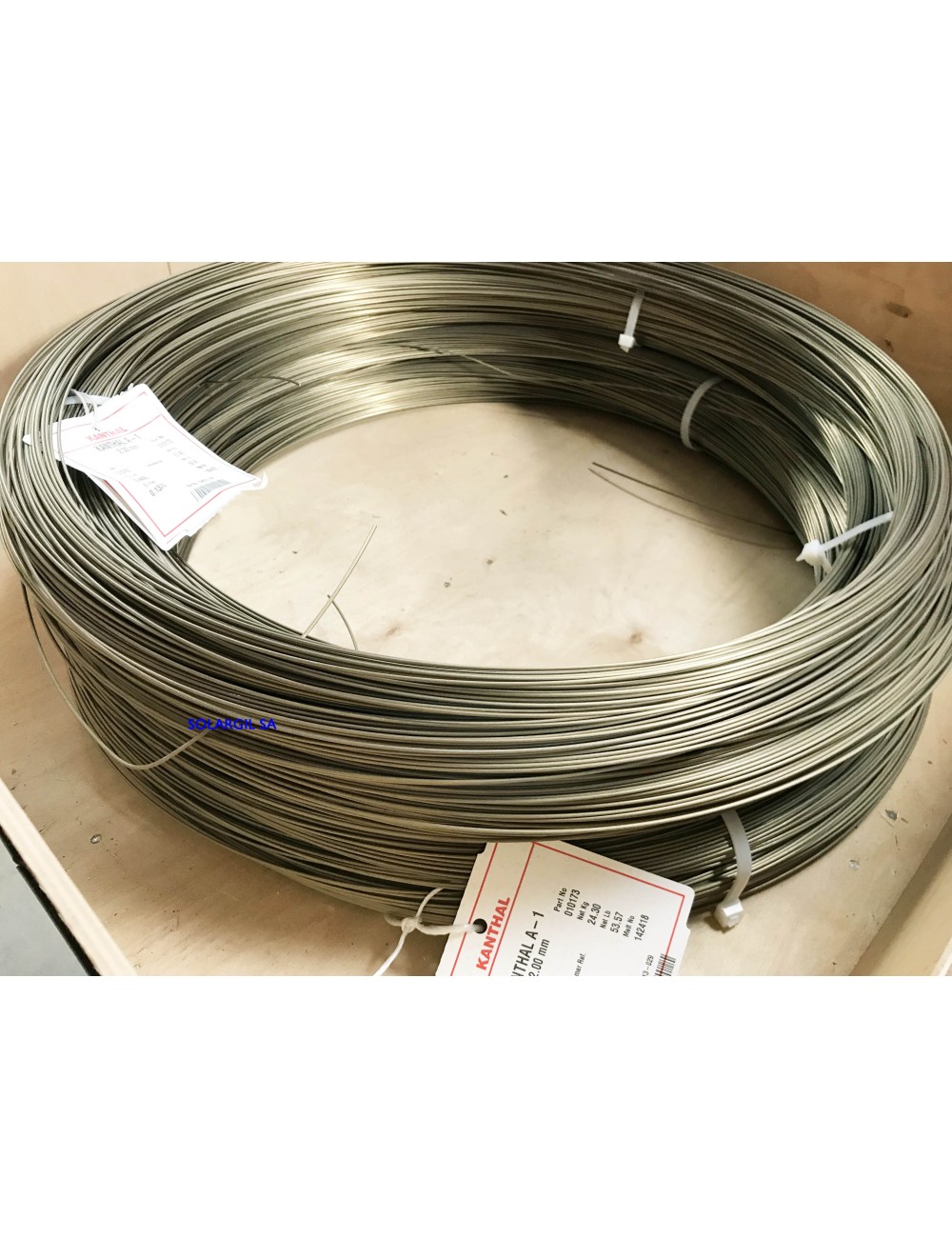 FIL DE RESISTANCE KANTHAL 2 MM 1350°C