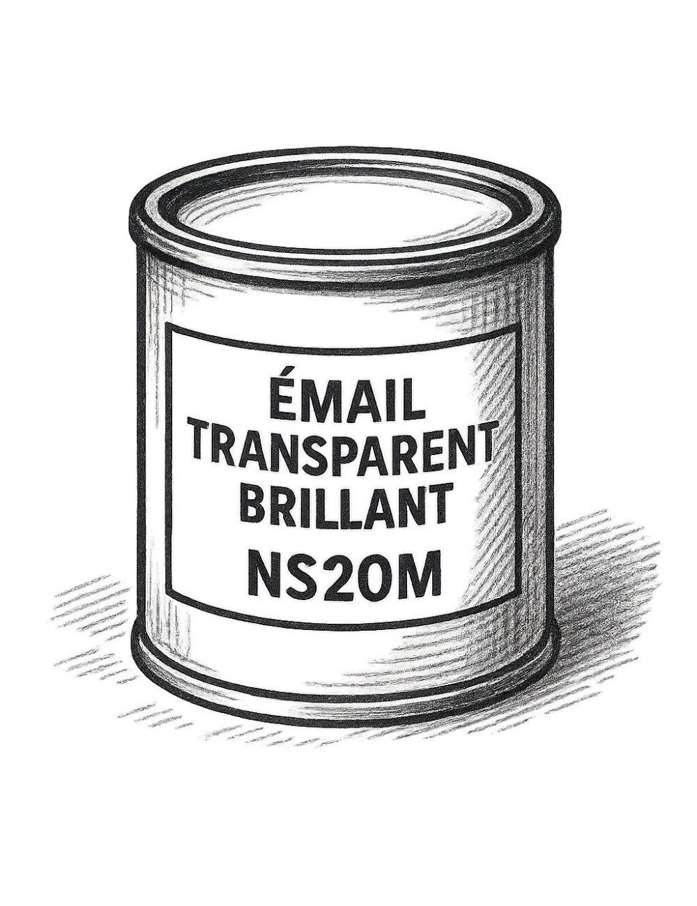 ÉMAIL FAÏENCE TRANSPARENT INCOLORE NS20M