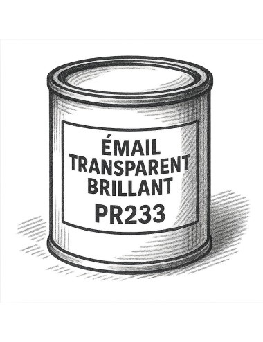 ÉMAIL FAÏENCE TRANSPARENT INCOLORE BRILLANT PR233