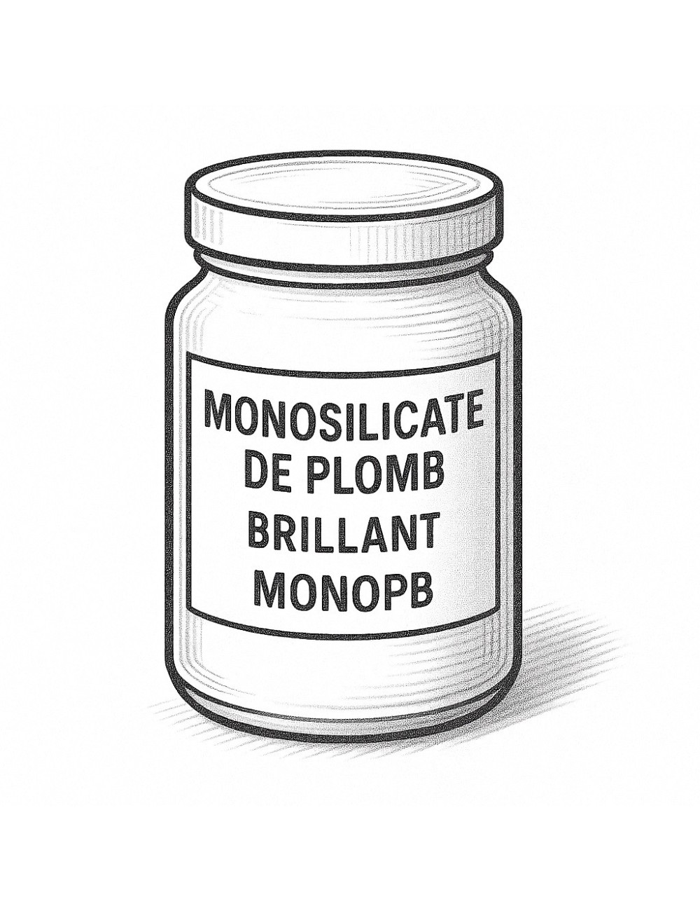 ÉMAIL FAÏENCE TRANSPARENT MONOSILICATE-PLB BRILLANT INCOLORE MONOPB